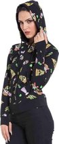 Jawbreaker - Twisted Fast Food Vest met capuchon - S - Zwart