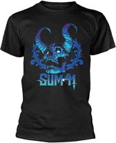 Sum 41 Heren Tshirt -M- Blue Demon Zwart