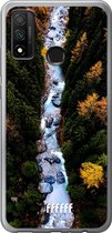 Huawei P Smart (2020) Hoesje Transparant TPU Case - Forest River #ffffff