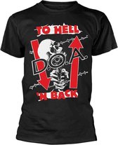 D.O.A. Heren Tshirt -M- To Hell N Back Zwart