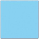 50x serviettes bleu clair 33 x 33 cm - Serviettes jetables en papier - Décorations / décorations bleu clair