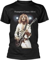 Peter Frampton Heren Tshirt -M- Comes Alive Zwart