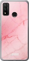 Huawei P Smart (2020) Hoesje Transparant TPU Case - Coral Marble #ffffff
