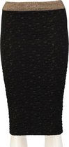 Signe nature zachte zwarte rok katoen polyester - Maat 38