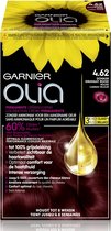 Garnier Olia Permanente Crèmekleuring - 4.62 Donker Granaat Rood -  Zonder Ammoniak - Op Basis Van Olie