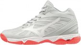 Mizuno Wave Hurricane 3 Mid grijs volleybalschoenen dames