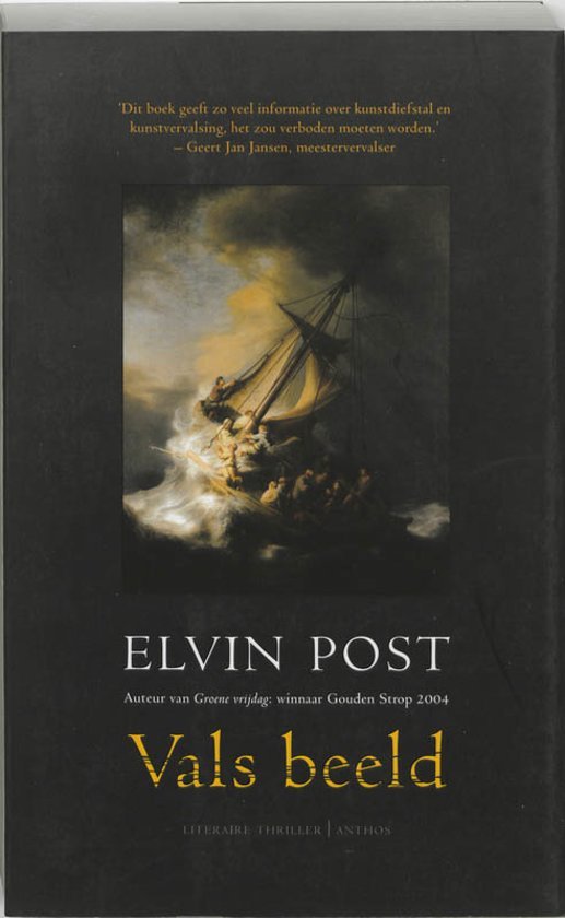 Cover van het boek 'Vals beeld' van Elvin Post