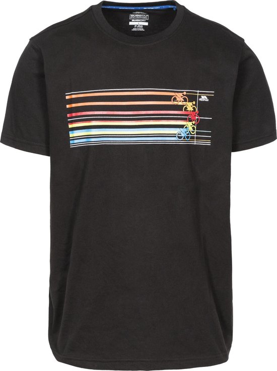 Trespass - Fiets T-Shirt (Zwart) bol.com