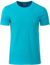 James and Nicholson - Heren Standaard T-Shirt (Turquoise/Turquoise)