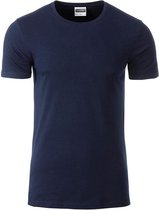 James and Nicholson - Heren Standaard T-Shirt (Navy/Navy)