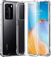 ANTISHOCHK Bumper Geschikt voor Huawei P40 PRO transparant Anti Shock TPU CASE EXTRA STEVIGE HOEKEN