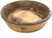 Bowl teak hout 22 cm