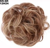 Haar Wrap, Brazilian hairextensions knotje blond 12H24