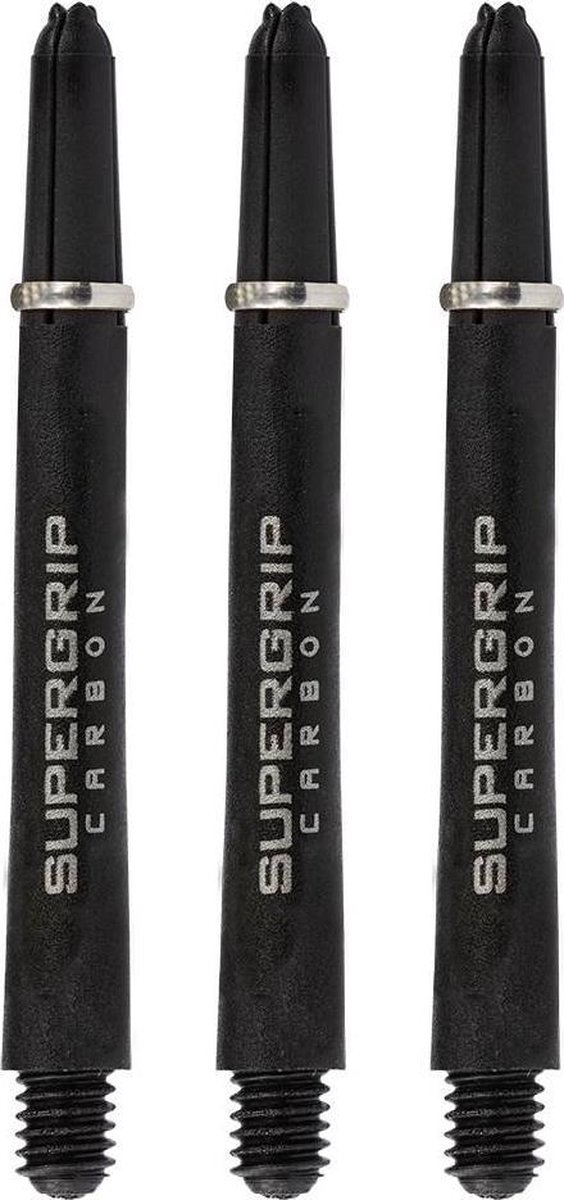 Harrows Supergrip Carbon Silver - Dart Shafts Medium