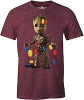 CHRISTMAS - T-Shirt Groot with Light (L)