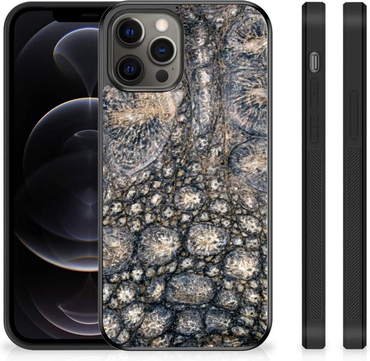 iPhone 12 Pro Max Back Cover Krokodillenprint