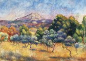 Poster Montagne Sainte-Victoire - Renoir - Large 50x70 cm – Impressionisme – Kunst