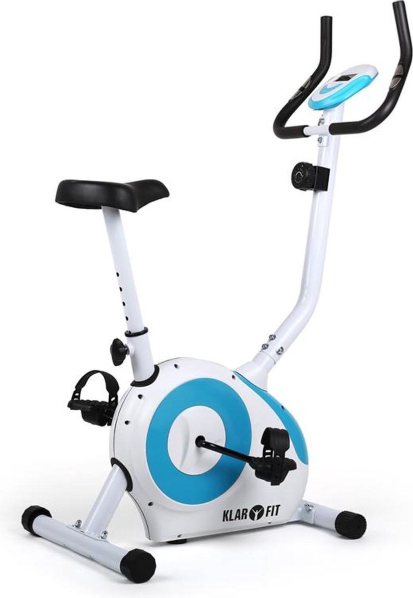 Afbeelding 2 van Klarfit Mobi FX 250 hometrainer - Fitness fiets met 8 standen - Inclusief ergometer en polsmeter - Trainingscomputer