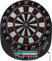 Trend24 - Dartbord - Dartborden - Electronisch dartbord - Incl pijlen - max 16 spelers - LED-Display - zwart