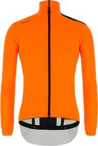 Santini Fietsjack lange mouwen Fluo Oranje Heren - Vega Multi Jacket Orange Fluo - XL