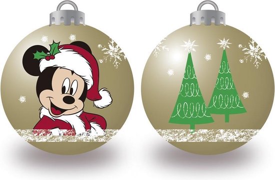 Boule à neige de Noël Mickey et Minnie