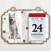 Scheurkalender 2023 Hond: Sibersche Husky