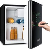 Klarstein Spitzbergen Uni koelkast met vriesvak - beschrijfbare koelkastdeur - Incl. ijsblokjesmachine, ijskrabber en markeerstift