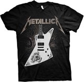 Metallica Heren Tshirt -S- Papa Het Guitar Zwart