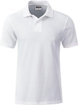 James and Nicholson Heren Basis Polo (Wit)