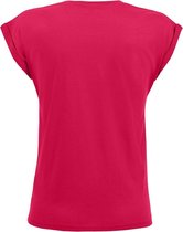 SOLS Dames/dames Melba T-shirt met platte mouwen (Donkerroze)