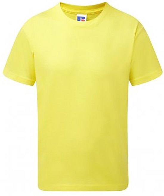 Russell T-Shirt à Manche Courte Enfants/ Enfants Slim (Jaune)