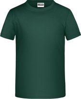 James And Nicholson Childrens Boys Basic T-Shirt (Donkergroen)