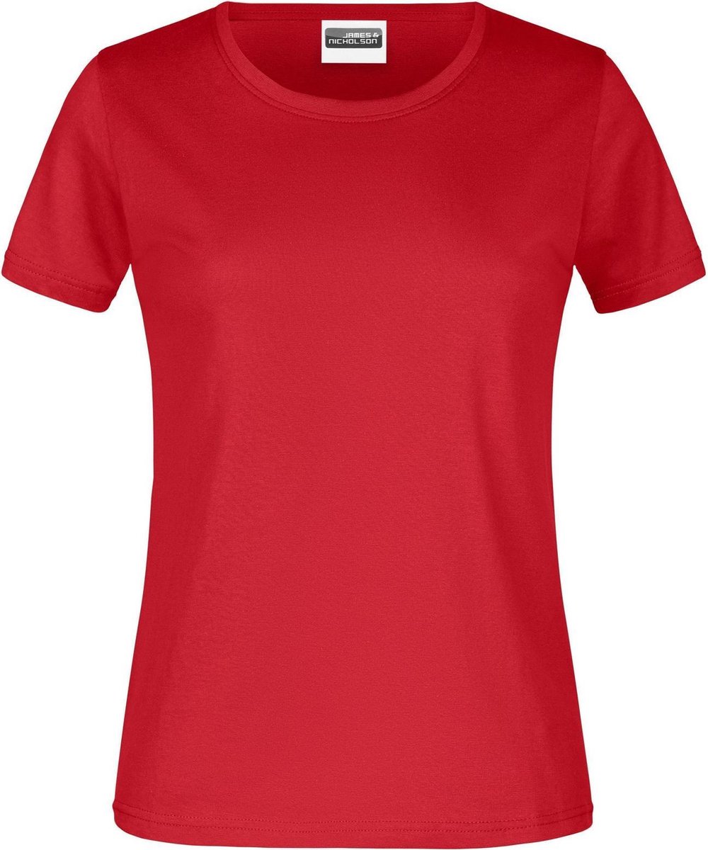 James And Nicholson Dames/dames Basic T-Shirt (Rood)