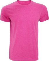 Russell Heren Slim Fit T-Shirt met korte mouwen (Roze Mergel)