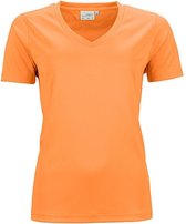 James and Nicholson T-Shirt Active Col V Femme / Femme (Oranje)