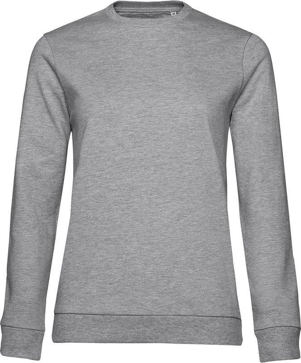 B&C Dames/dames Set-in Sweatshirt Grijze Heide