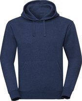 Russell Unisex Authentieke Melange Hooded Sweatshirt (Ocean Melange)