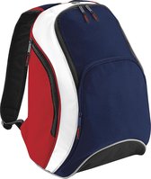 Bagbase Teamkleding Rugzak / Rugzak (21 Liter) (F Navy/Klassiek Rood/Wit)