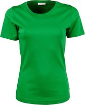 Tee Jays Dames/dames Interlock T-Shirt met korte mouwen (Voorjaarsgroen)
