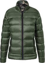 James and Nicholson Dames/dames Quilted Down Jacket (Olijfgroene/Groene Camouflage)