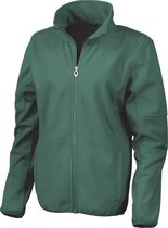 Result Dames/dames La Femme® Osaka Combed Pile Softshell Jacket (Waterdicht, Winddicht en Ademend) (Bosgroen)