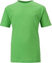 James and Nicholson Kinderen/Kinderen Basic Tee (Kalk groen)