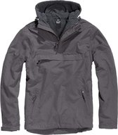 Urban Classics Windbreaker jacket -S- Fleece Grijs