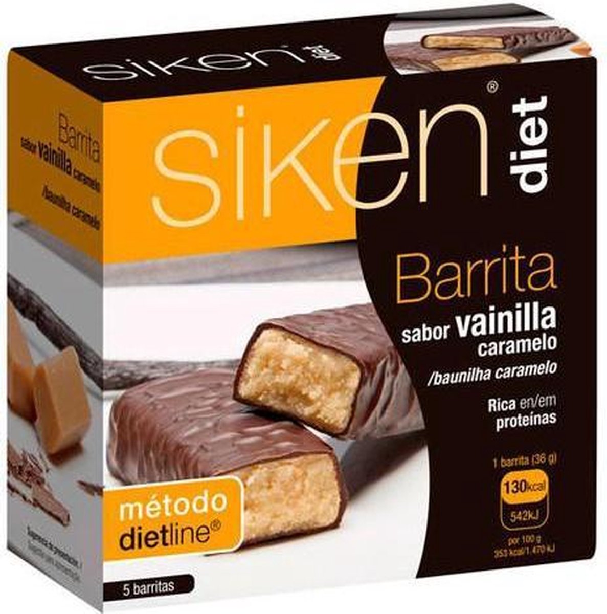 Siken Vanilla-caramel Bar 5 Units