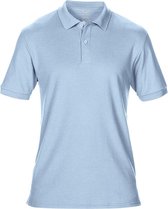 Gildan Heren DryBlend Volwassen Sport Dubbel Pique Polo Shirt (Licht Blauw)