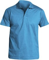 SOLS Heren Prescott Jersey Poloshirt met korte mouwen (Blauw Atol)
