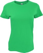 SOLS Dames/dames Imperial Heavy Short Sleeve T-Shirt (Kelly Groen)