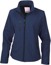 Result Dames/Dames La Femme® 2 Layer Base Softshell Ademend Windbestendig Jasje (Marineblauw)