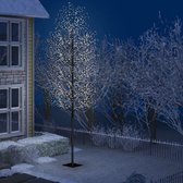Kerstboom - Kunstkerstboom - Verlicht - 2000 LED's - Koud wit licht - kersenbloesem - 500cm
