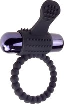 Fantasy C-Ringz - Vibrating Silicone Super Ring - Black